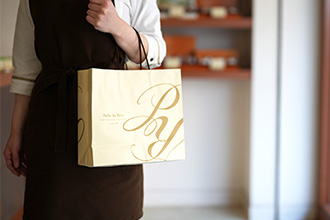 弔事用の紙袋手提げ